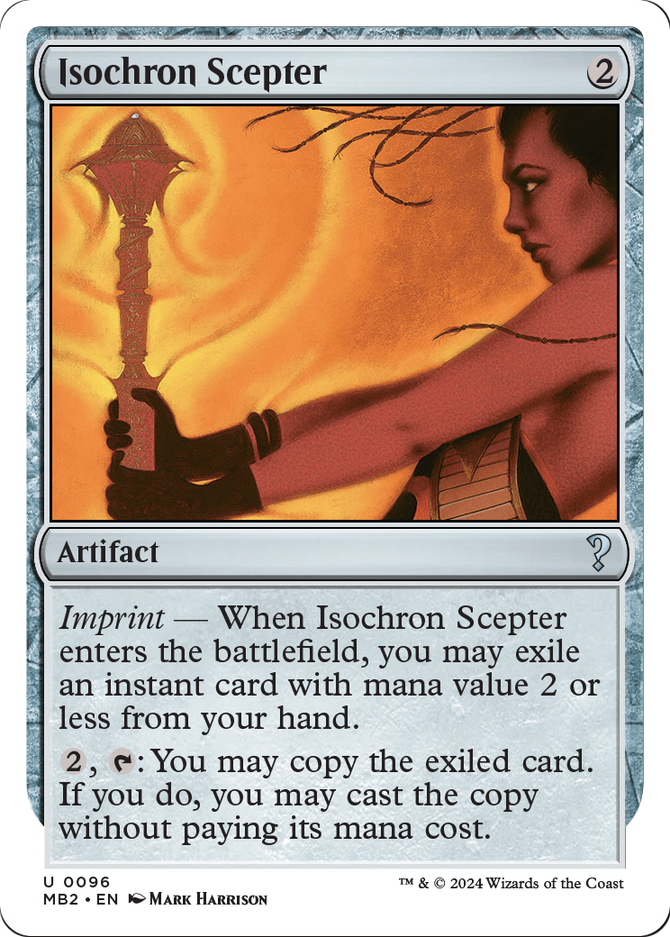 Isochron Scepter (White Border) (MB2-096) [Mystery Booster 2]
