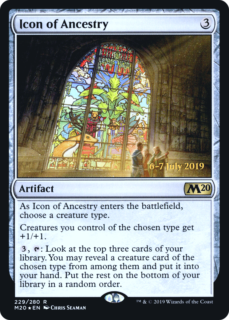 Icon of Ancestry (PRE-229) [Core Set 2020 Promos] Foil