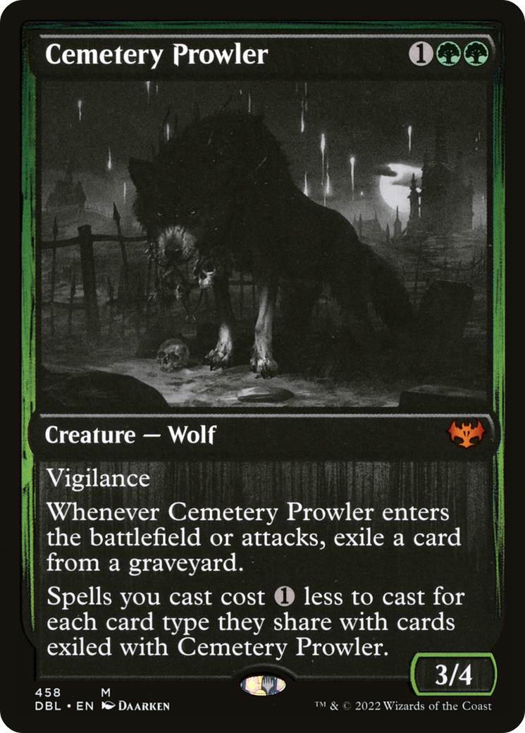 Cemetery Prowler (DBL-458) [Innistrad: Double Feature]