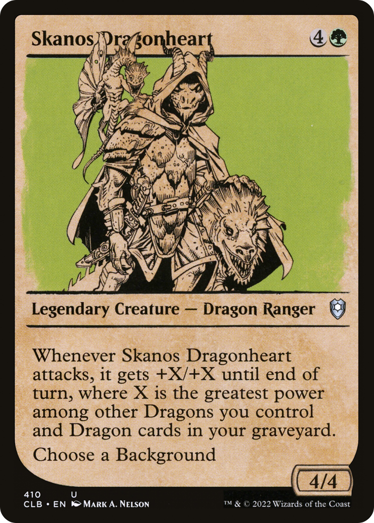 Skanos Dragonheart - Showcase [Commander Legends: Battle for Baldur's Gate]