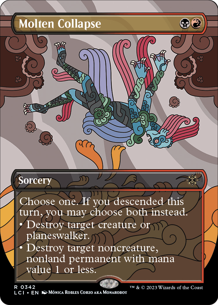 Molten Collapse (Borderless) (LCI-342) [The Lost Caverns of Ixalan]