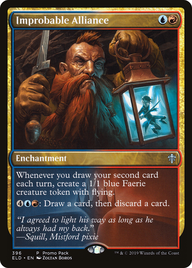 Improbable Alliance (PPELD-396) [Promo Pack: Throne of Eldraine] Foil