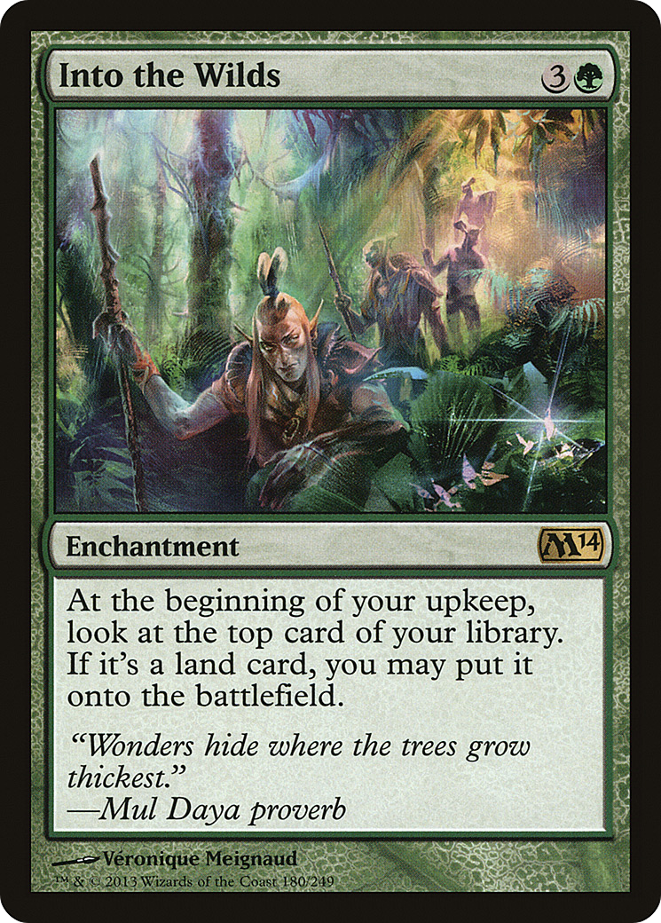 Into the Wilds (M14-180) [Magic 2014] Foil