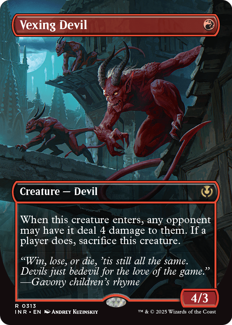Vexing Devil (Borderless) (INR-313) [Innistrad Remastered]