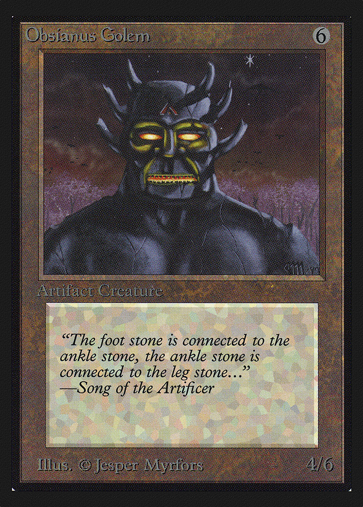 Obsianus Golem (IE) [Intl. Collectors' Edition]