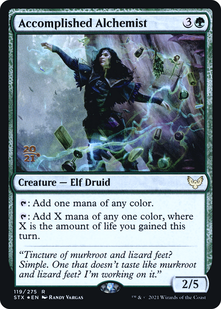 Accomplished Alchemist (PRE-119) [Strixhaven: School of Mages Promos] Foil