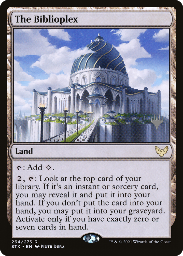 The Biblioplex (PPSTX-264) [Promo Pack: Strixhaven: School of Mages Promos]