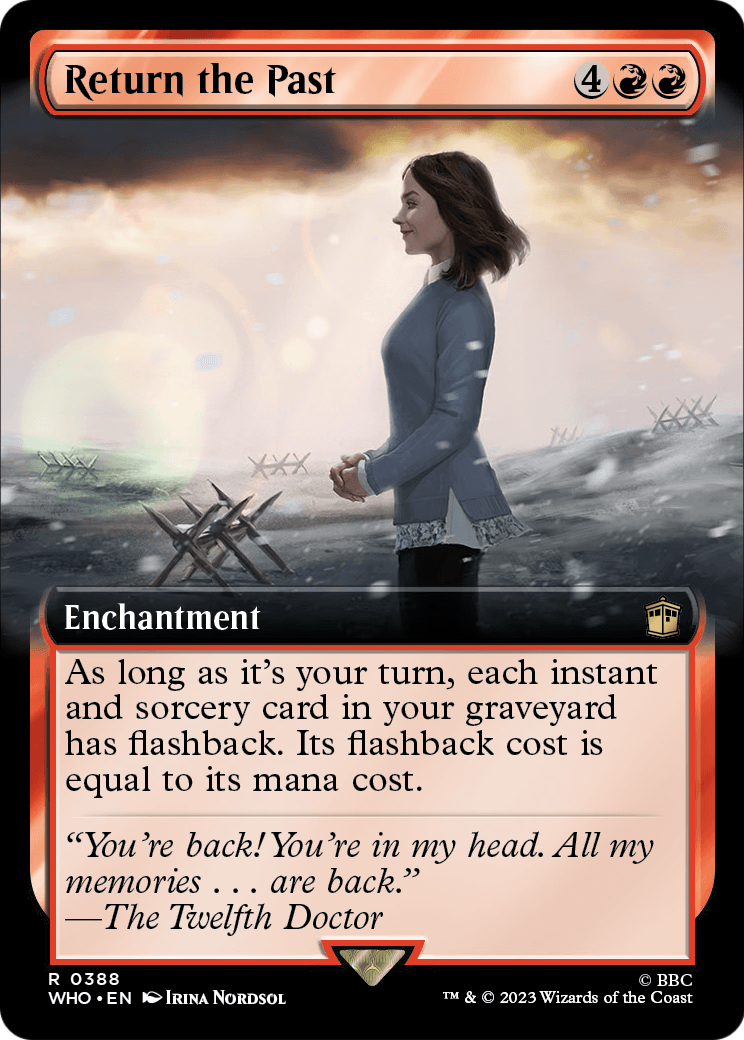 Return the Past (Extended Art) (WHO-388) [Doctor Who] Foil