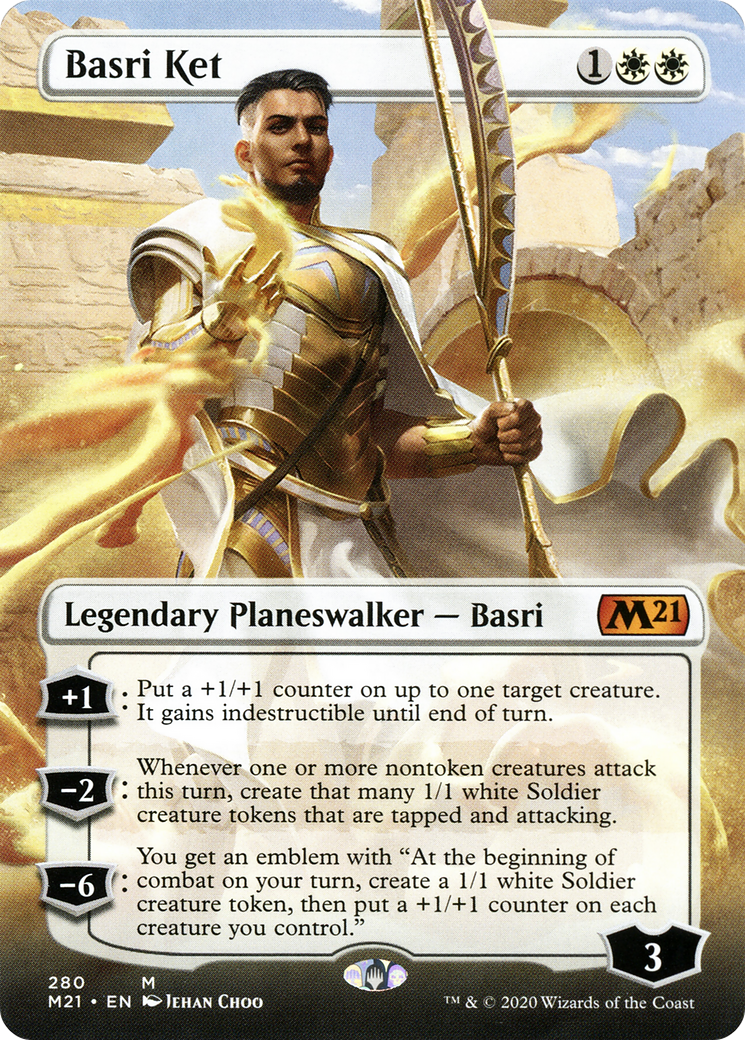 Basri Ket (Borderless) (M21-280) [Core Set 2021] Foil