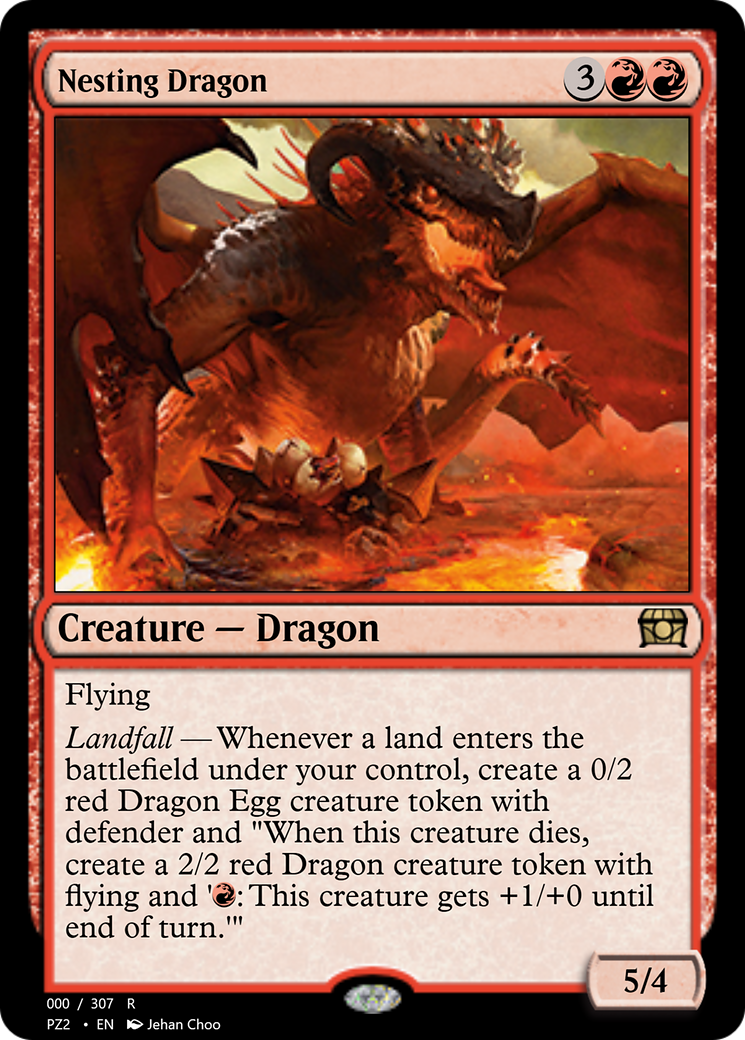 Nesting Dragon (PZ2-70649) [Treasure Chest]