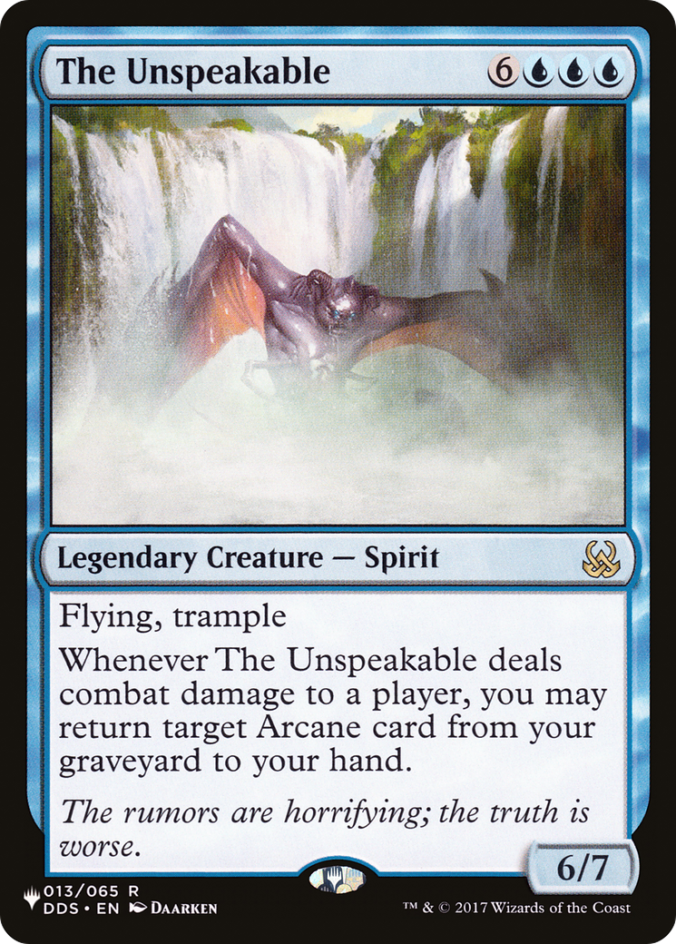 The Unspeakable - The List [The List]