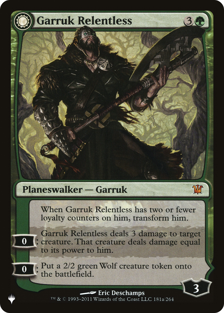 Garruk Relentless (LIST-181) [The List]