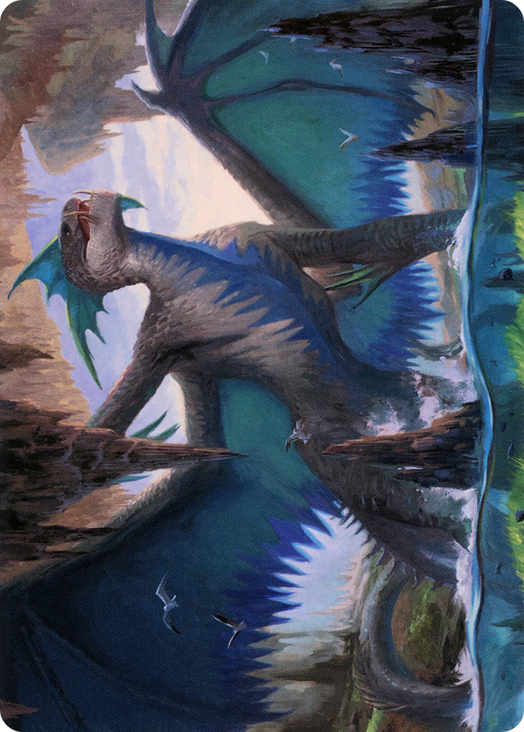 Murktide Regent // Murktide Regent (AMH2-020) (Borderless) [Modern Horizons 2 Art Series] Foil