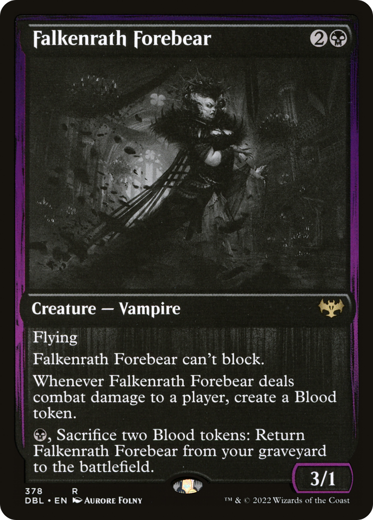 Falkenrath Forebear (DBL-378) [Innistrad: Double Feature] Foil