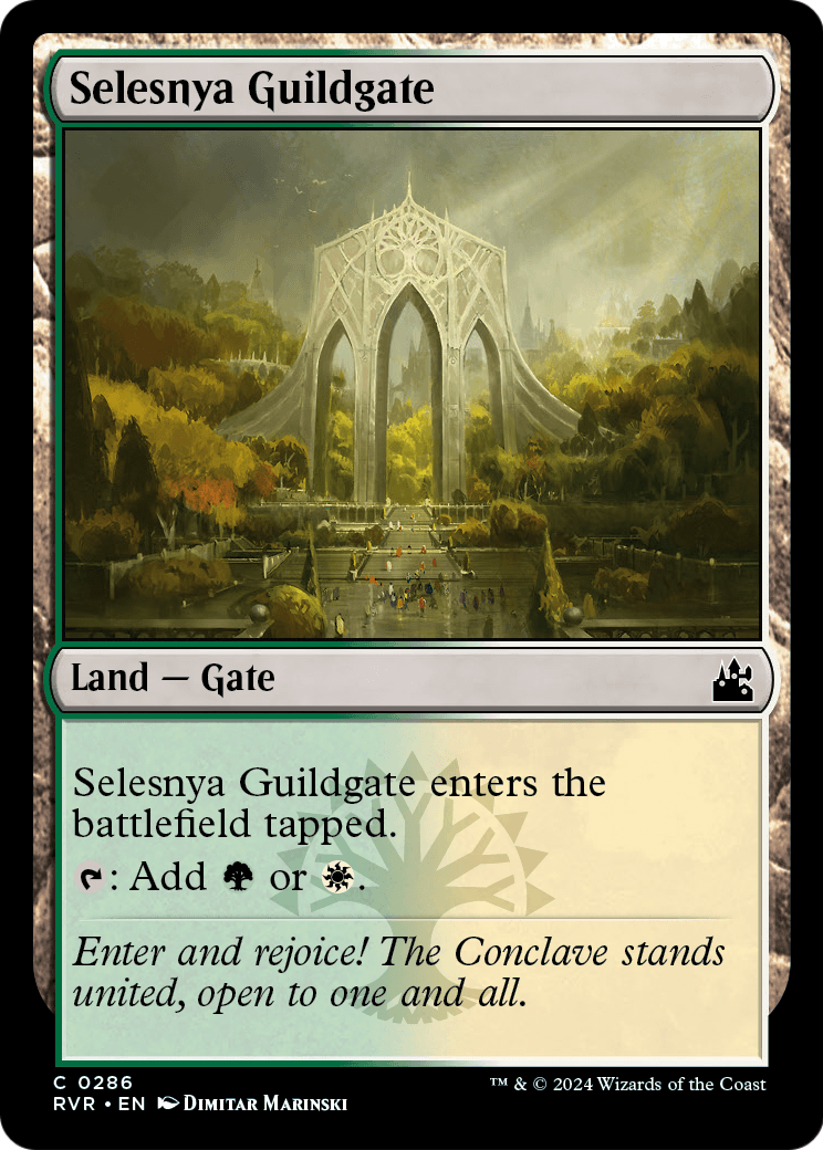 Selesnya Guildgate - Foil [Ravnica Remastered]