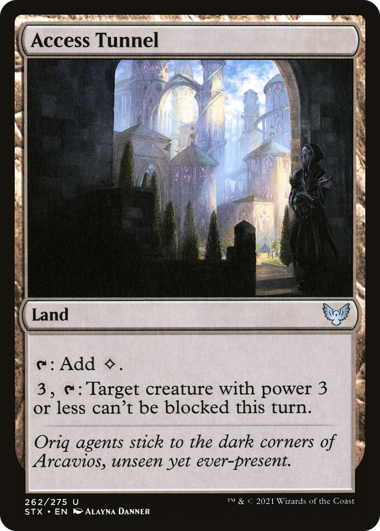 Access Tunnel (STX-262) [Strixhaven: School of Mages] Foil