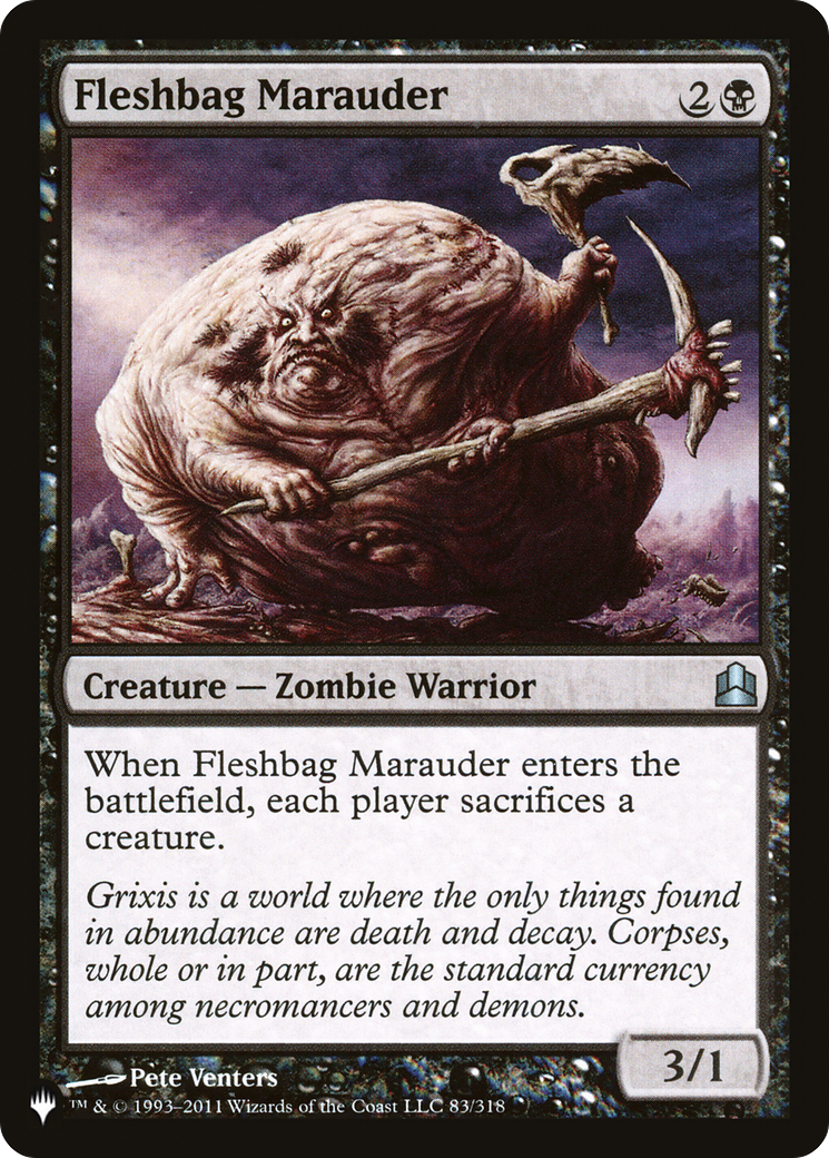 Fleshbag Marauder (LIST-83/318) [The List]