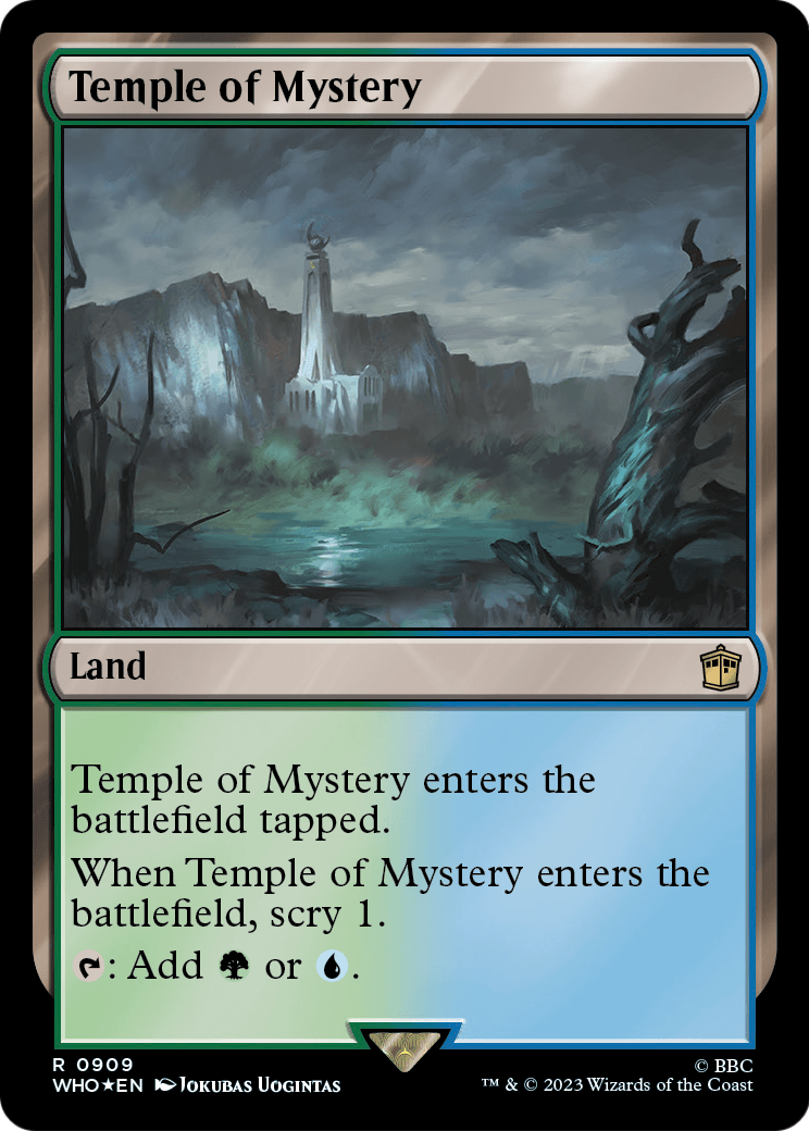 Temple of Mystery (Surge Foil) (WHO-909) [Doctor Who] Foil