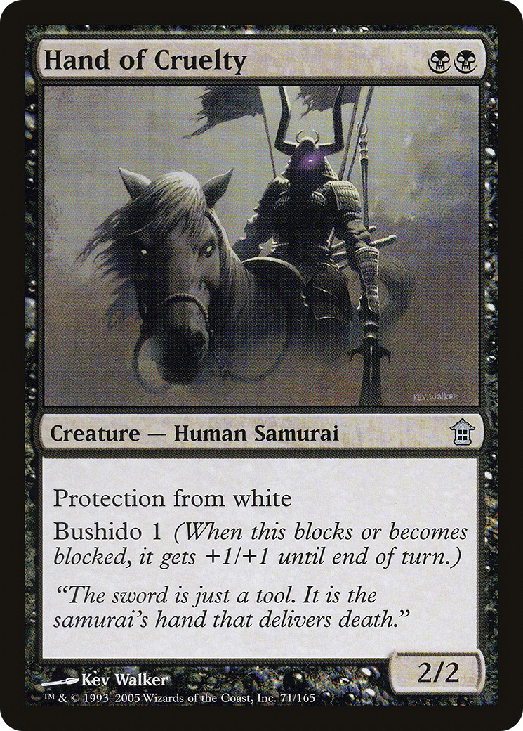 Hand of Cruelty (SOK-071) [Saviors of Kamigawa] Foil