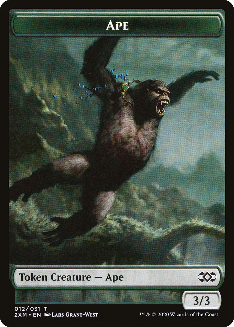 Ape (T2XM-012) [Double Masters Tokens] Foil