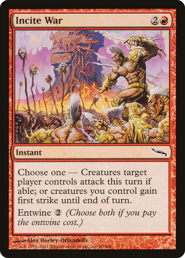 Incite War (MRD-096) [Mirrodin]