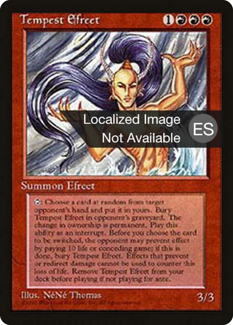 Tempest Efreet [Fourth Edition Foreign Black Border]