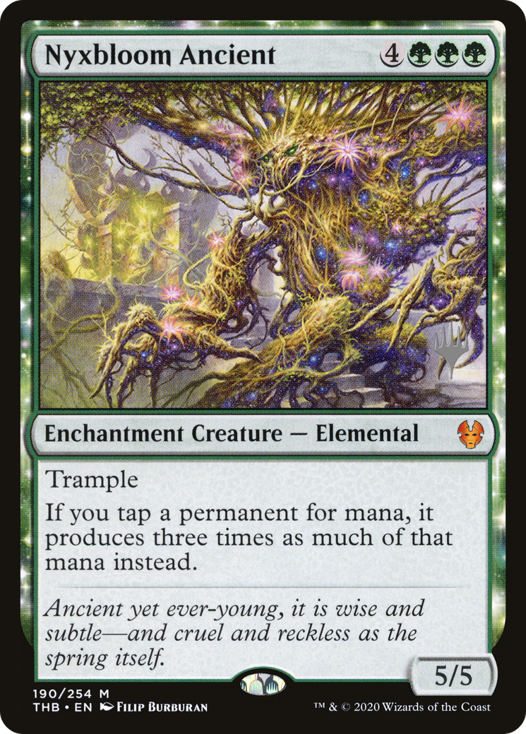 Nyxbloom Ancient (PPTHB-190) [Promo Pack: Theros Beyond Death Promos] Foil