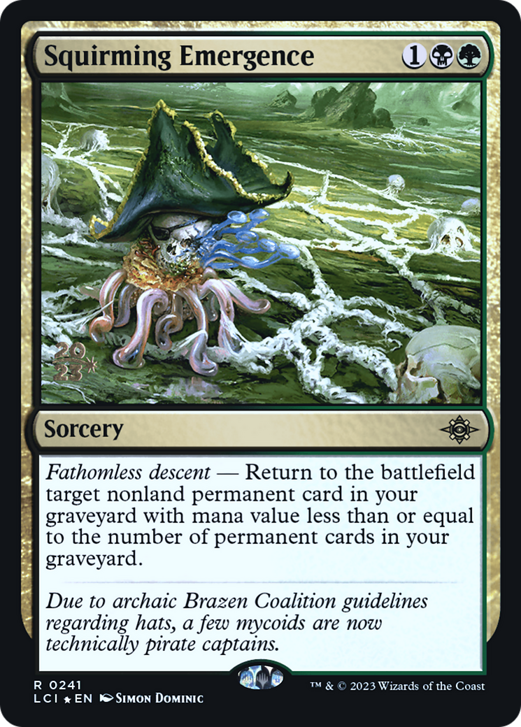 Squirming Emergence (PRE-241) [The Lost Caverns of Ixalan Promos] Foil