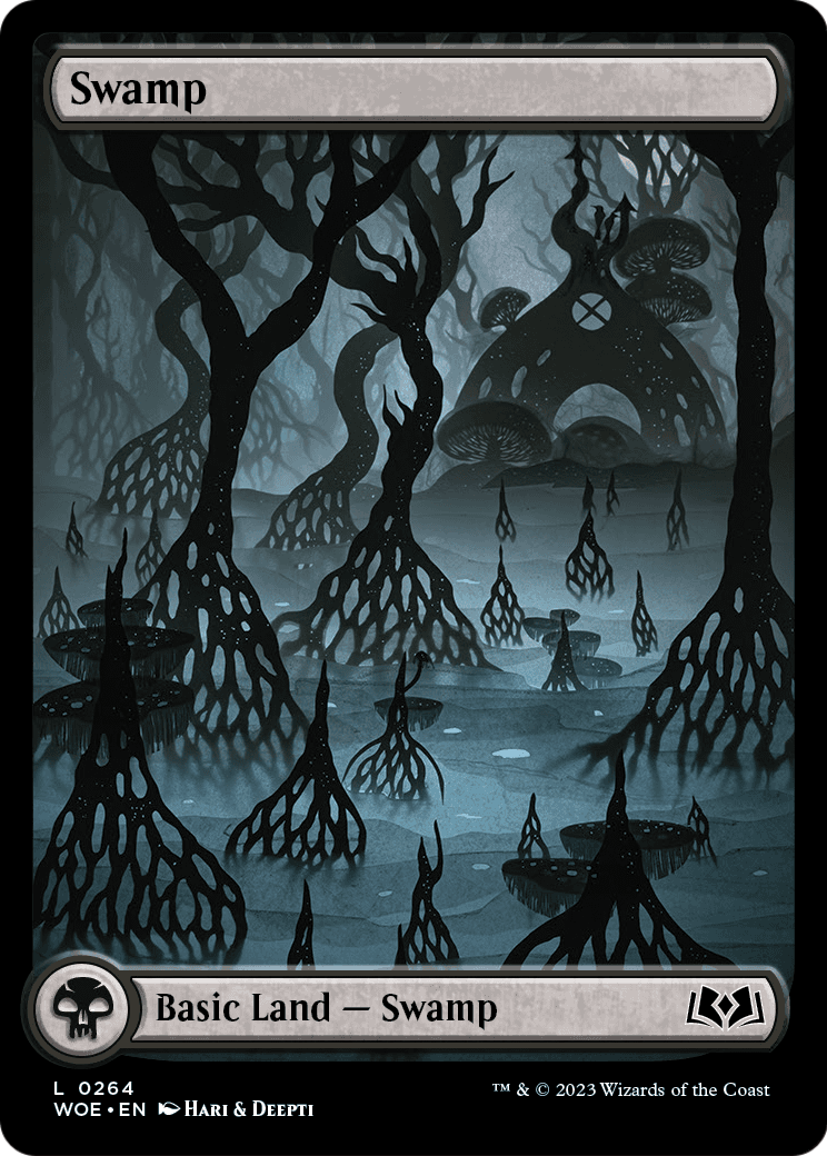 Swamp (WOE-264) [Wilds of Eldraine]
