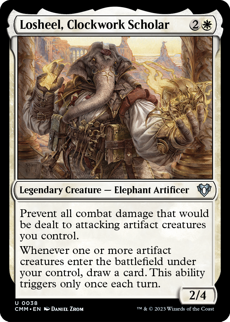 Losheel, Clockwork Scholar (CMM-038) [Commander Masters]