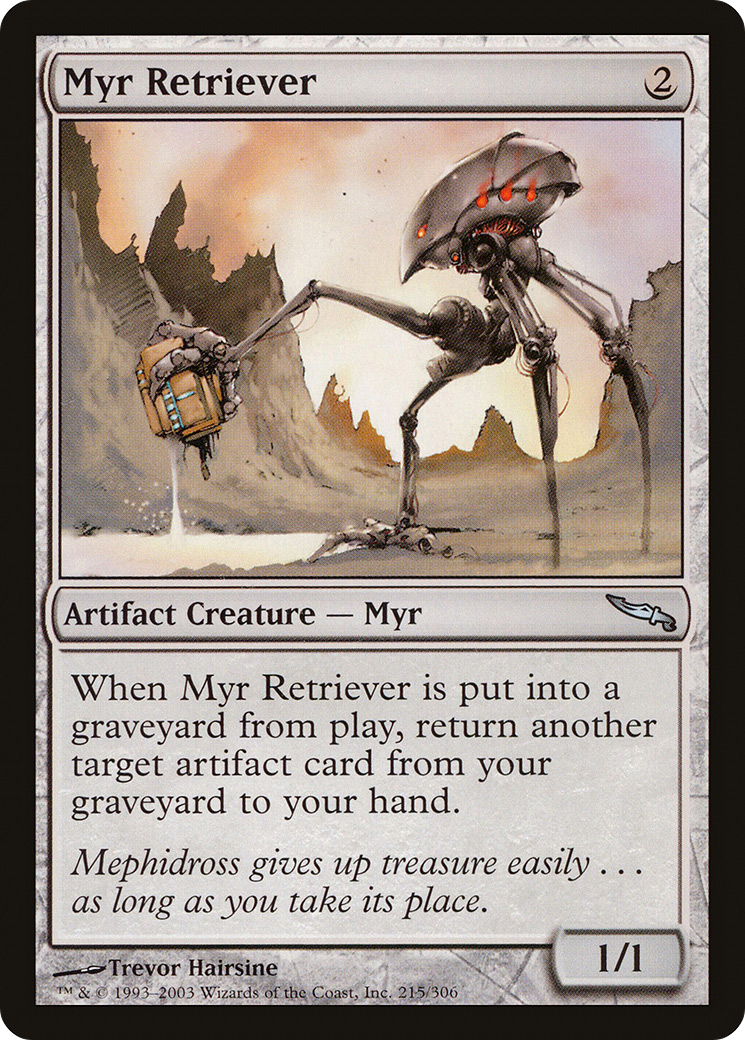 Myr Retriever (MRD-215) [Mirrodin] Foil