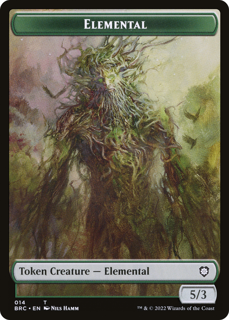 Elemental (TBRC-014) [The Brothers' War Commander Tokens] Foil