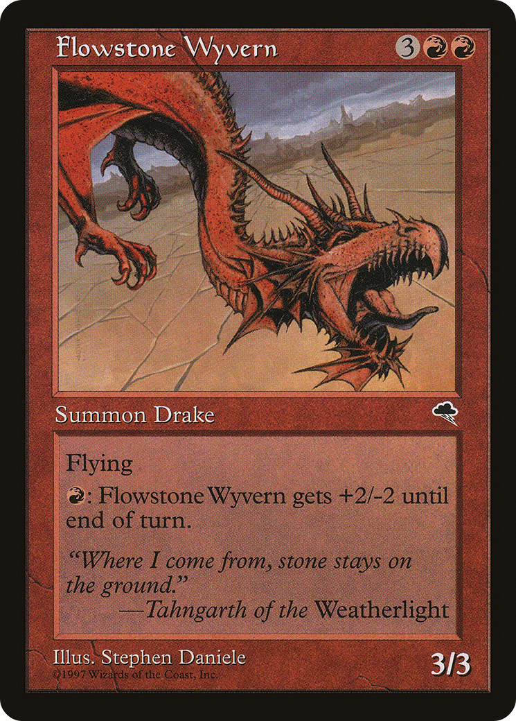 Flowstone Wyvern (TMP-176) [Tempest]