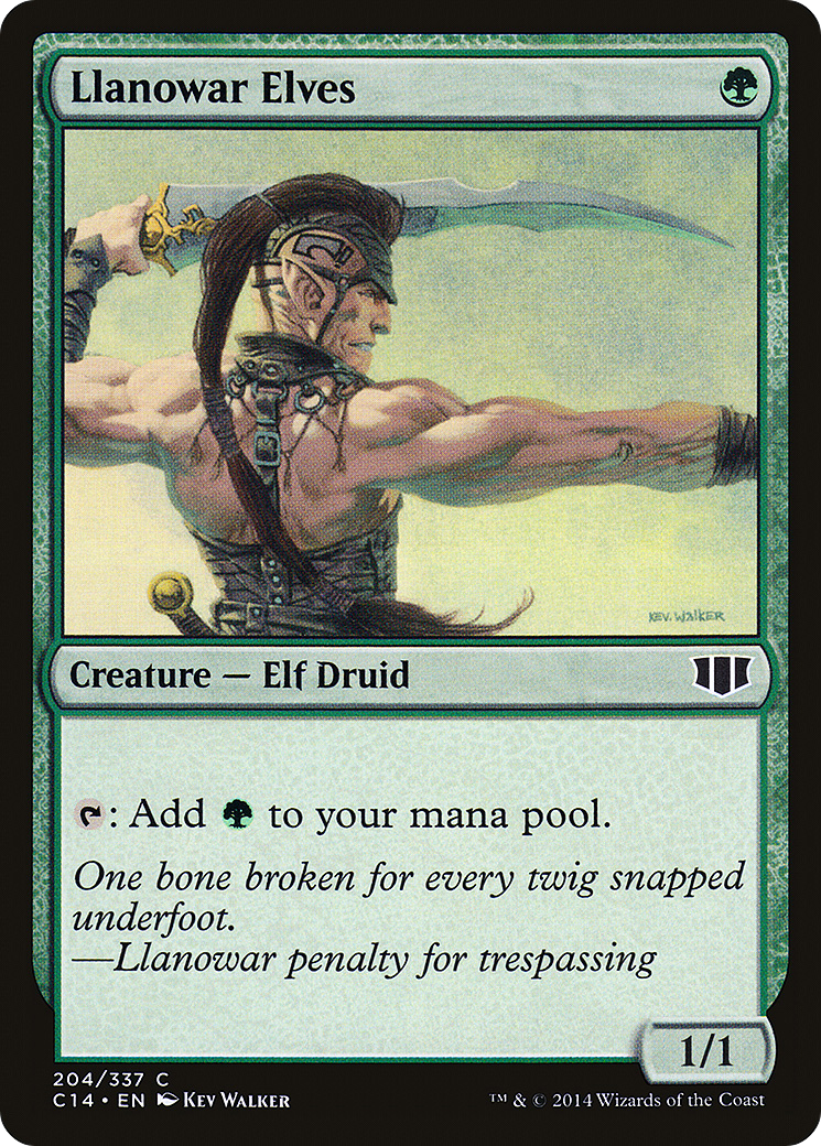 Llanowar Elves (C14-204) [Commander 2014]