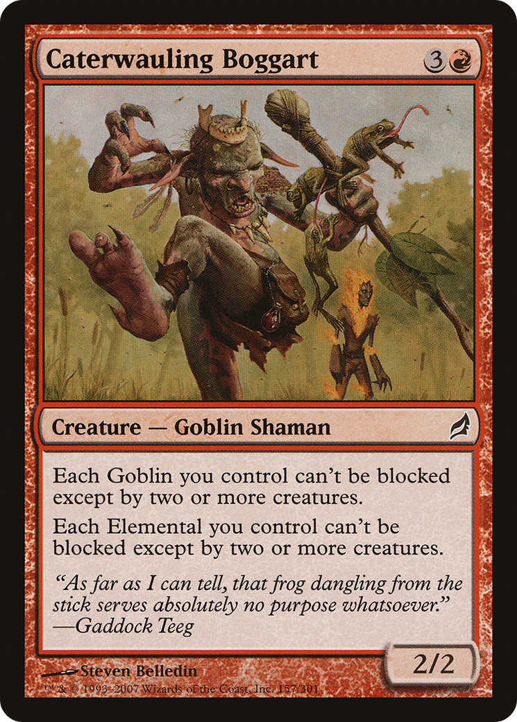 Caterwauling Boggart (LRW-157) [Lorwyn] Foil