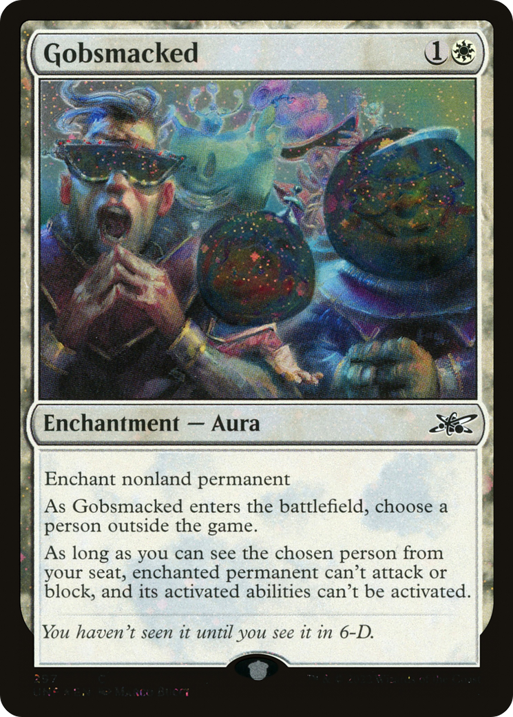 Gobsmacked (Galaxy Foil) (UNF-297) [Unfinity] Foil
