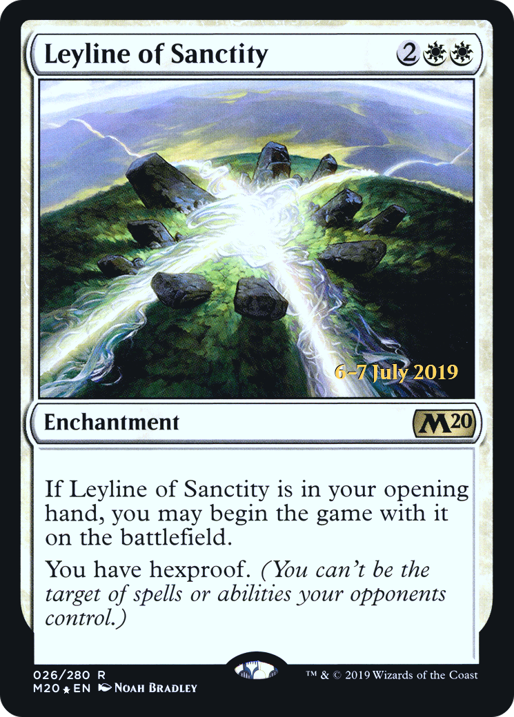Leyline of Sanctity (PRE-026) [Core Set 2020 Promos] Foil