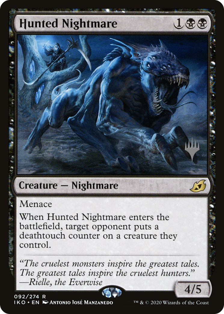 Hunted Nightmare (PPIKO-092) [Promo Pack: Ikoria: Lair of Behemoths Promos]