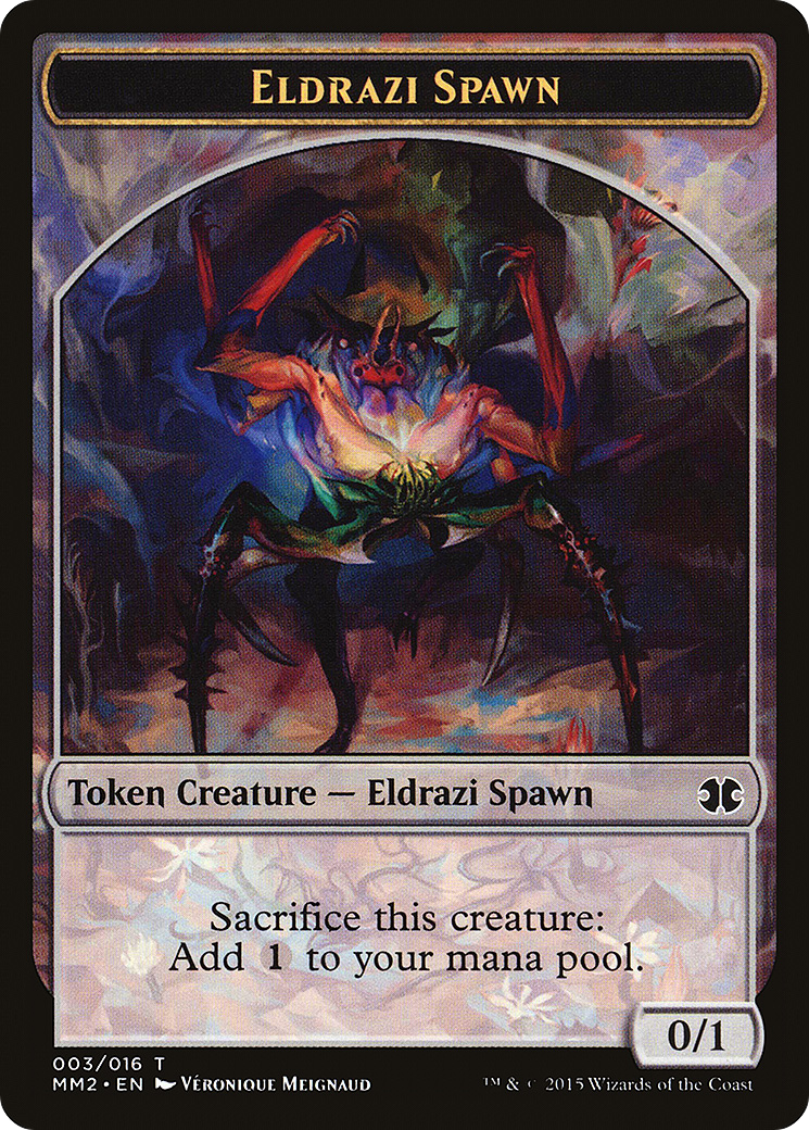 Eldrazi Spawn Token (MM2-003) [Modern Masters 2015 Tokens]
