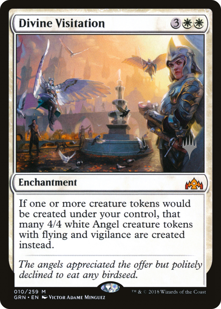 Divine Visitation (PPTHB-010) [Promo Pack: Guilds of Ravnica Promos]