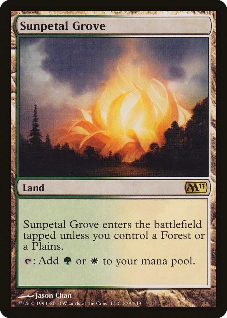 Sunpetal Grove (M11-228) [Magic 2011] Foil