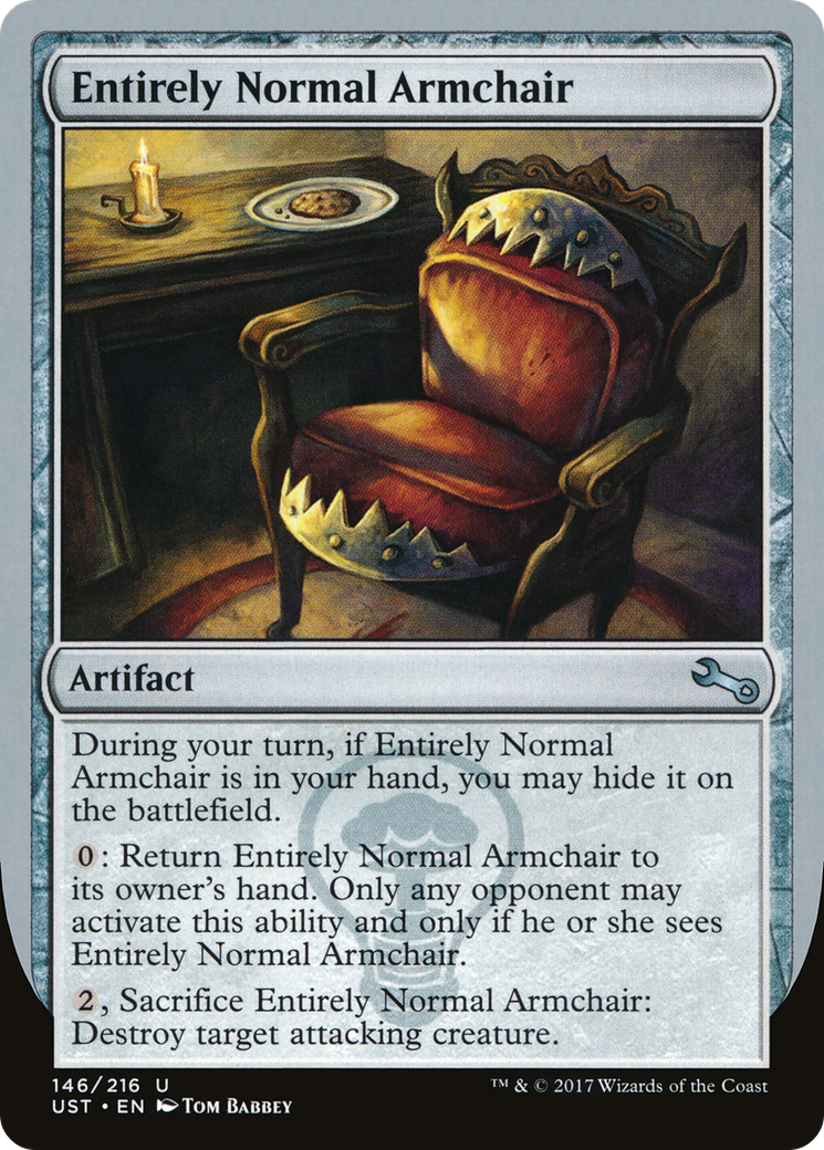 Entirely Normal Armchair (UST-146) [Unstable] Foil