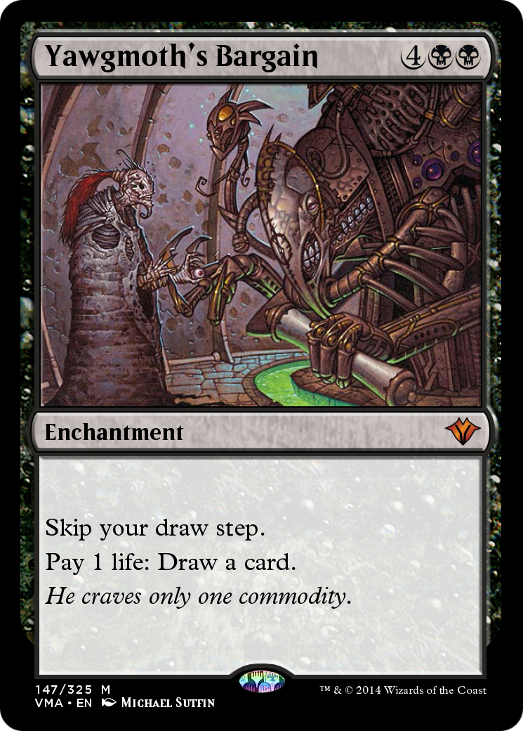 Yawgmoth's Bargain (VMA-147) [Vintage Masters]