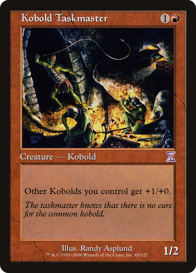 Kobold Taskmaster (TSB-065) [Time Spiral Timeshifted] Foil