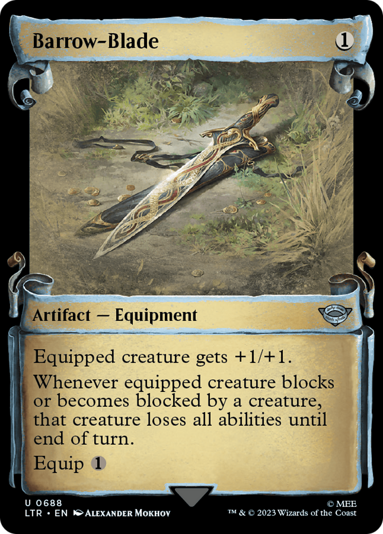 Barrow-Blade (Showcase Scrolls) (LTR-688) [The Lord of the Rings: Tales of Middle-earth] Foil