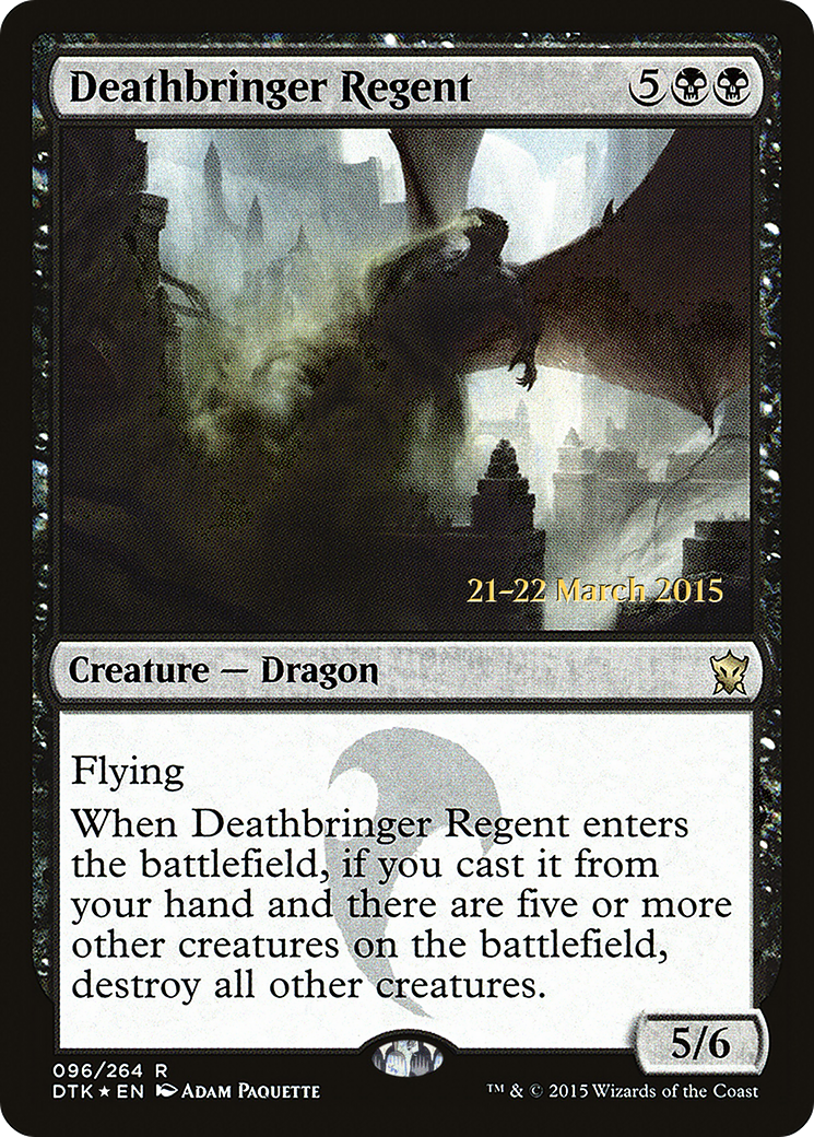 Deathbringer Regent (PRE-096) [Dragons of Tarkir Promos] Foil