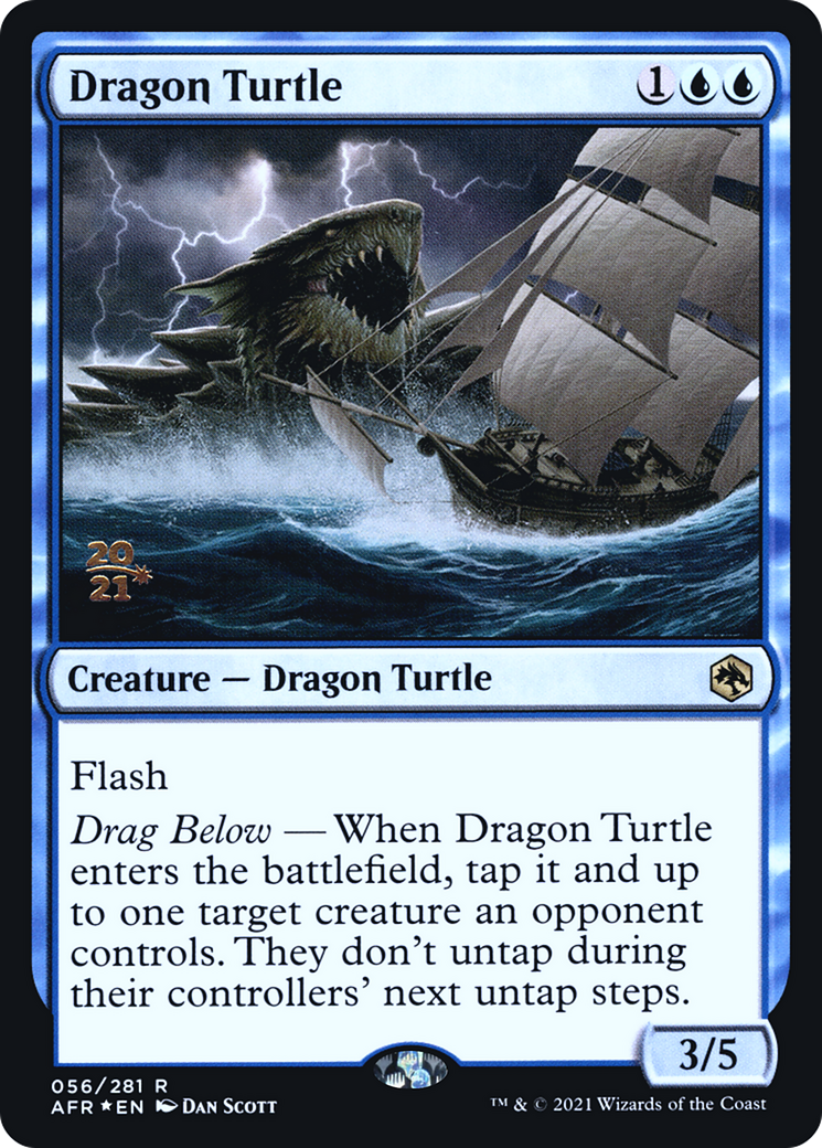 Dragon Turtle (PRE-056) [Adventures in the Forgotten Realms Promos] Foil