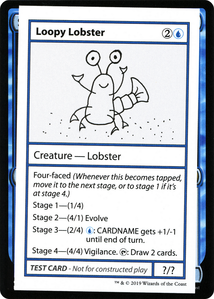 Loopy Lobster (No PW Symbol) [Mystery Booster Playtest Cards 2021]