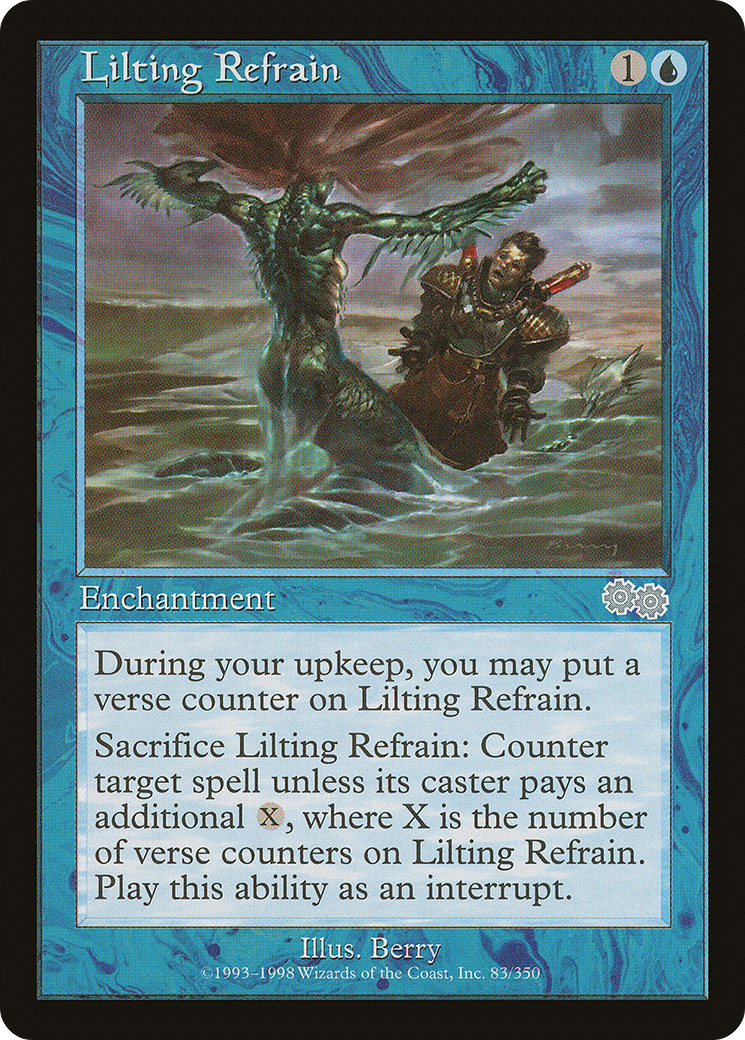 Lilting Refrain (USG-083) [Urza's Saga]