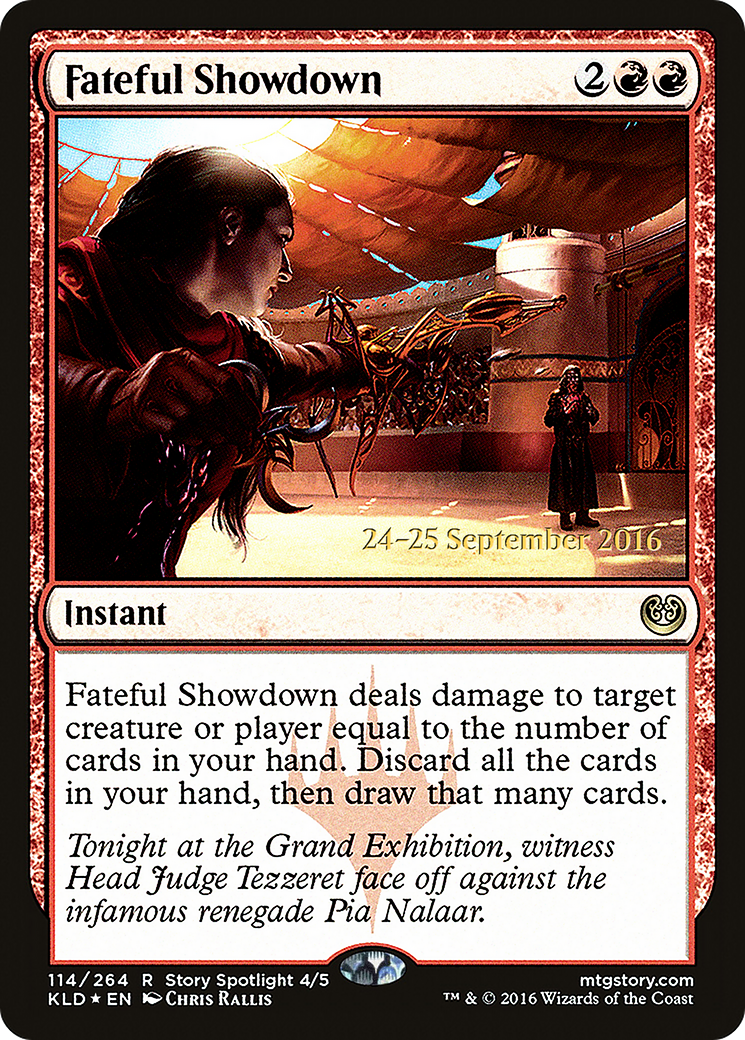 Fateful Showdown (PRE-114) [Kaladesh Promos] Foil